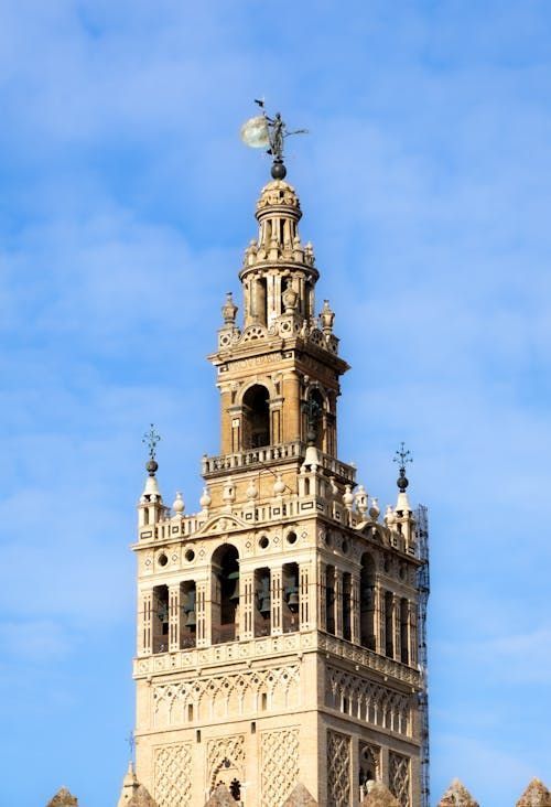 Intricate geometric patterns and courtyards of Seville