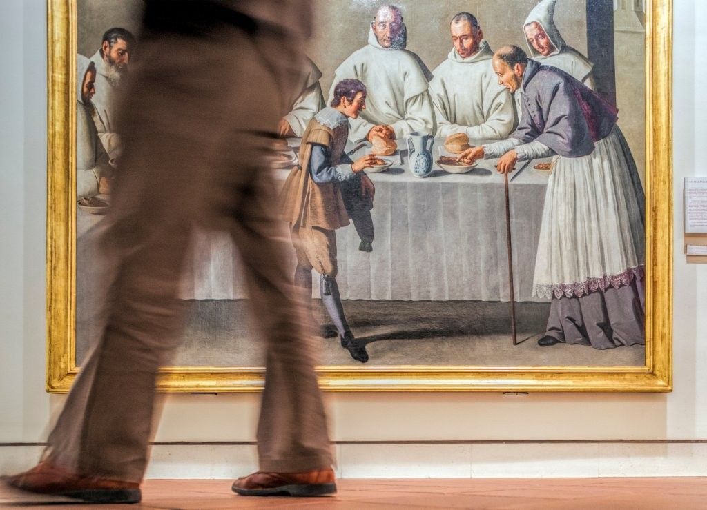 Museum rooms in the Museum of Fine Arts of Seville
